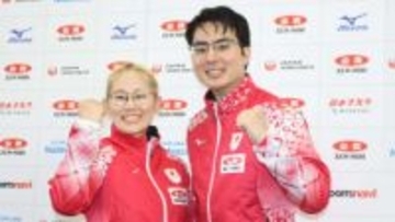 【カーリング・ミックスダブルス】チェコに「8-3」の快勝で1勝1敗　総当たり戦の上位2ペアがプレーオフへ