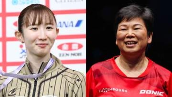 早田ひなが62歳の卓球界のレジェンドへ「いつ見ても卓球を心の底から愛してて楽しそう」世界の舞台で対戦〈卓球世界選手権〉