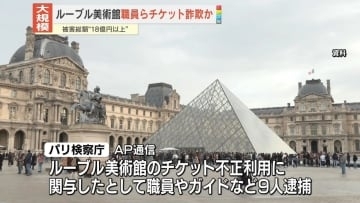 仏ルーブル美術館のチケットめぐり大規模詐欺グループ摘発　被害総額18億円以上か