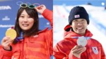 メダリストの意外な共通点　スノボ金の村瀬心椛とモーグル銀の堀島行真「行真くんみたいになりたいなと」