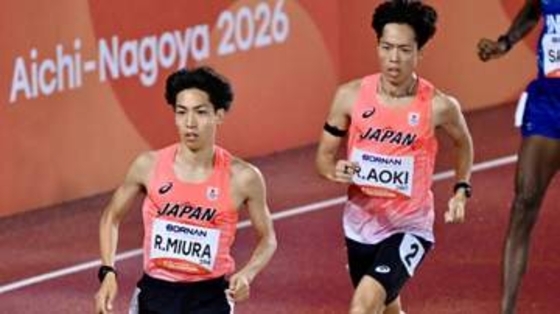 【陸上】三浦龍司が独走で日本勢28年ぶり金　青木涼真は逆転で銀　56年ぶりの日本勢ワンツーに　男子3000m障害＜アジア競技大会＞