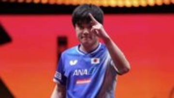 【卓球】張本智和「たくさんの応援の言葉が僕の心の支えに」　WTTファイナルズ優勝をSNSで報告