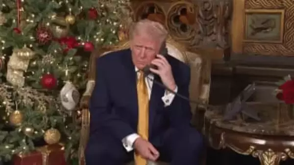 トランプ大統領「サンタクロース追跡ホットライン」に参加　子どもたちに持論を展開