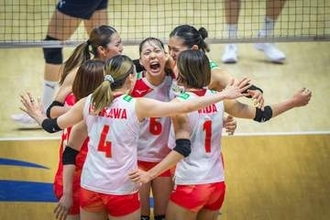 【バレー女子】日本が韓国下して予選ラウンド2連勝　第1セットの大接戦制して勢いに乗る　五輪切符かかるアジア選手権