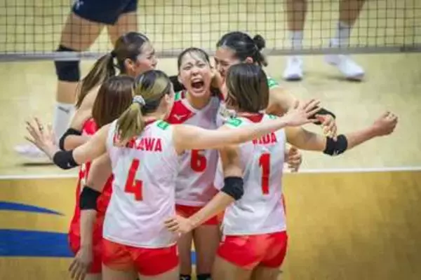 【バレー女子】日本が韓国下して予選ラウンド2連勝　第1セットの大接戦制して勢いに乗る　五輪切符かかるアジア選手権