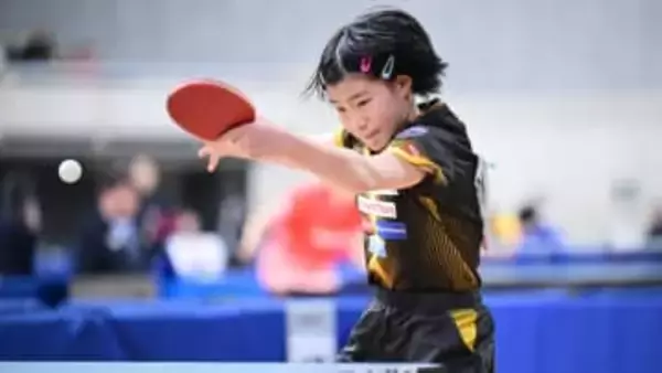 【卓球】12歳・松島美空が5回戦進出　小学生の最高記録、福原愛さんらに並ぶ　憧れの早田ひなと「一般の試合で当たって勝って優勝したい」と目標も