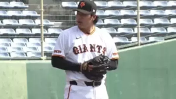 【巨人紅白戦】現役ドラフトからの新戦力・松浦慶斗が持ち味の直球でアピール　3つのアウト全てが三振