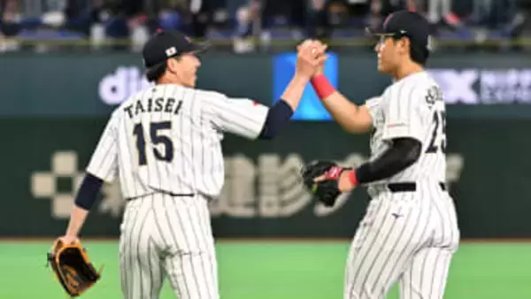 「2点差なった瞬間に腹をくくりました」侍ジャパン・大勢　渡辺謙＆二宮和也とともにポストゲームショーに出演