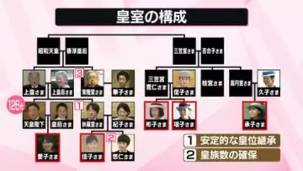 【解説】皇族数確保へ「2つの案」“女性皇族が残る”“旧宮家から養子”案の残された論点と課題は……皇室典範改正【イチから確認 高市政策】