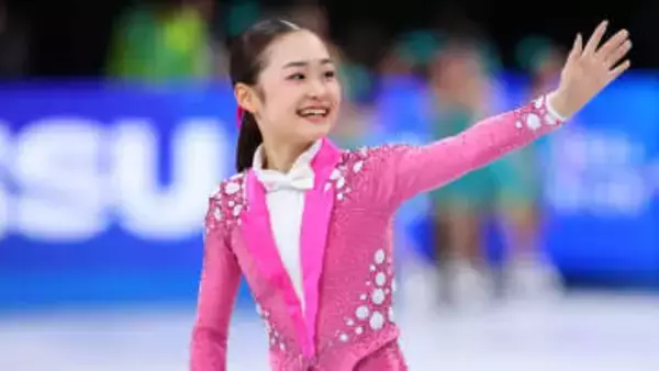 「着氷したとき自分も跳びはねたいくらいのうれしさでした」島田麻央が完璧な演技でSP堂々の2位発進【フィギュア】