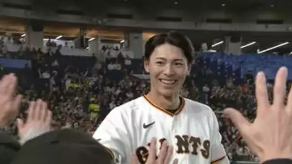 「【巨人】育成3年目の22歳内野手・平山功太が“有言実行”の支配下契約「7月までに絶対」　背番号は『69』」の画像