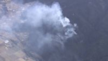 茨城・常陸太田市の山林火災　延焼続き約8ヘクタールに広がる　市は21日午後1時に災害対策本部立ち上げ