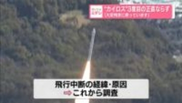 カイロス“3度目の正直”ならず「大変残念に思っています」