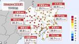 「関東　季節外れの暑さはきょうまで　あすは雨で気温“大幅ダウン”」の画像1