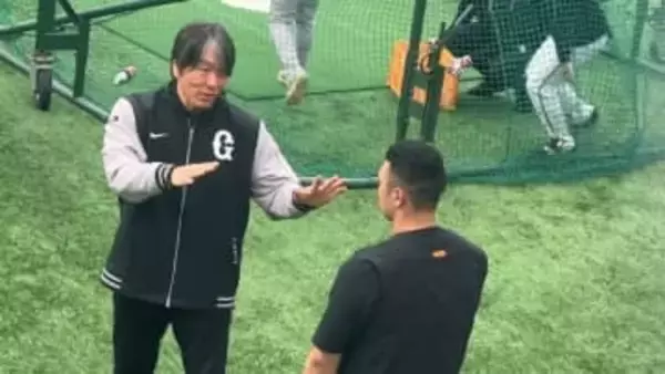 【きょうの1シーン】“浦和のジャッジ”ドラフト6位の藤井健翔が松井秀喜コーチに突撃