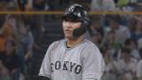 「“初心を忘れず”　巨人・笹原操希　4打数2安打もチャンスでの三振に歯がみ」の画像1