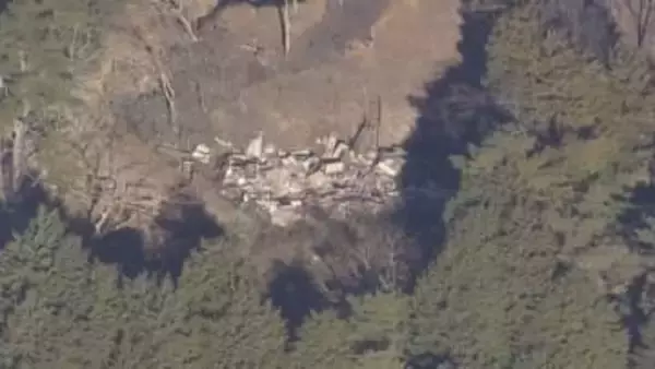 神奈川・秦野市の山火事“ほぼ消し止め”