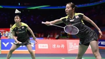 【バドミントン】五十嵐有紗＆志田千陽ペアがストレート勝利で日本人対決制す　第1ゲームは終盤で逆転