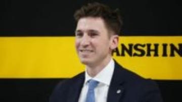 「プレミア12で日本の野球に憧れ」阪神のキャム・ディベイニーが入団会見　日本語は「デュオリンゴで…」