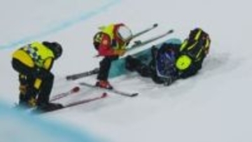 韓国選手が激しく転倒して騒然...立ち上がり観客からは歓声　女子ハーフパイプ決勝1回目は雪の中で転倒者相次ぐ