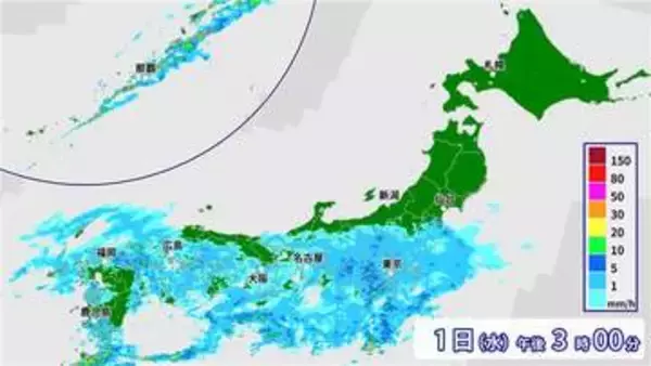 「傘の花咲く新年度スタート　沖縄はエイプリルフールに“真夏日”観測」の画像