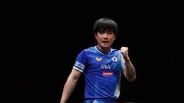 卓球・張本智和「絶対に絶対に絶対に優勝したい」 悲願のファイナルズ制覇に王手　準決勝で世界2位の中国・林詩棟を破る