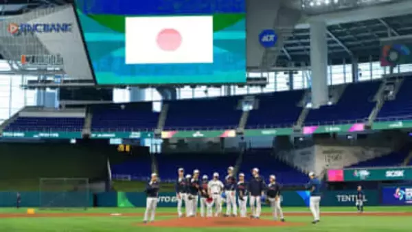 ローンデポ・パークの大型ビジョンに映し出された“日の丸”　ホームのような雰囲気で選手たちもリラックスムード