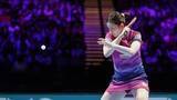 「【卓球女子】メダルをかけた準々決勝　１番手・カットマンの橋本帆乃香がストレート勝ち、日本が先勝　何度も返るラリー相手翻弄」の画像1