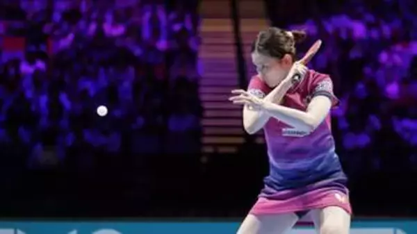 【卓球女子】メダルをかけた準々決勝　１番手・カットマンの橋本帆乃香がストレート勝ち、日本が先勝　何度も返るラリー相手翻弄