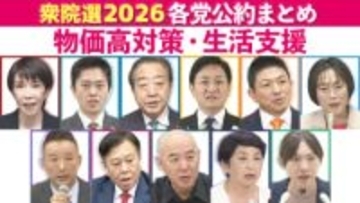 【（2）物価高対策・生活支援】衆院選 主要各党の公約・政策まとめ