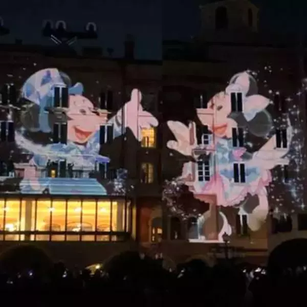 【動画】ホテルミラコスタの壁面に特別な演出　TDS25周年『スパークリング・ジュビリー・ナイト』