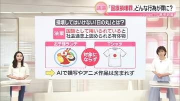 【解説】「国旗損壊罪」自民党部会で法案を大筋了承…どんな行為が罪に？【イチから確認 高市政策】