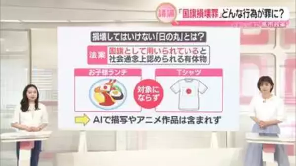 【解説】「国旗損壊罪」自民党部会で法案を大筋了承…どんな行為が罪に？【イチから確認 高市政策】