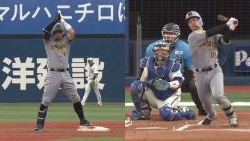 【阪神】初回に一挙5得点！先発・村上頌樹もビックリ？　佐藤輝明が先制打＆坂本誠志郎が第1号2ラン