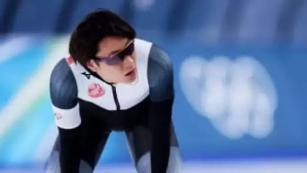 「出し切れなかった...」森重航が悔しさで10秒沈黙　全体10位...涙こらえ取材応じる「五輪の難しさ改めて知った」【スピードスケート】