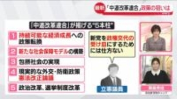 【解説】「中道改革連合」政策の狙いは？