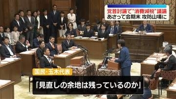 党首討論、消費減税など議論　あさって国会会期末