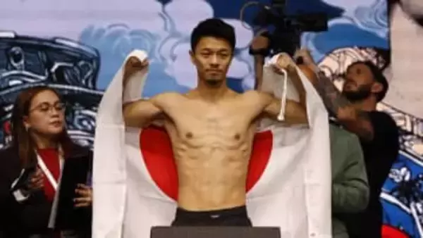 「ちょっと落としすぎたかな」中谷潤人が余裕の前日計量クリア　階級変更後初の試合へ「あとはリングに上がるだけ」