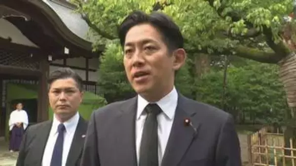 自民党・小林政調会長が靖国神社参拝 「終戦の日」の翌日