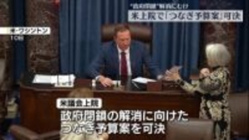 米史上最長の政府閉鎖、近く収束する可能性高まる　議会上院がつなぎ予算案可決