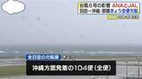 「台風6号影響　ANAとJAL「羽田－沖縄・那覇」きょう全便欠航」の画像1