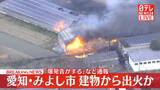 「愛知・みよし市で火事　建物から出火か　「爆発音がする」などと通報相次ぐ」の画像1