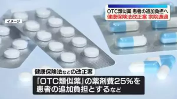 「OTC類似薬」患者追加負担へ　健康保険法など改正案が衆院通過