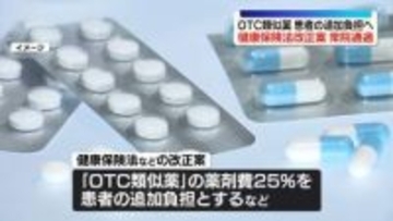 「OTC類似薬」患者追加負担へ　健康保険法など改正案が衆院通過