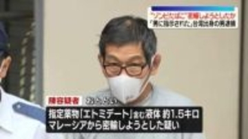 「ゾンビたばこ」密輸しようとしたか　台湾出身の男逮捕