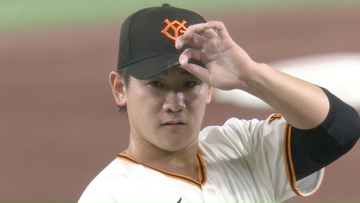 【巨人】井上温大が8回1失点で降板　初回に牧秀悟の一発を浴びるも…10奪三振と快投を披露