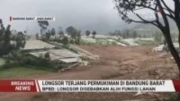 インドネシアで土砂崩れ 　7人が死亡、80人以上が行方不明