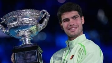 【テニス】全豪OPはアルカラスがジョコビッチ破り優勝　史上最年少での生涯グランドスラム達成