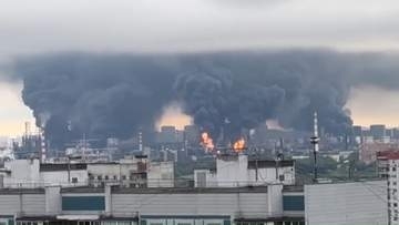 ウクライナ軍、モスクワの製油所などに無人機攻撃　製油所攻撃は今週2度目