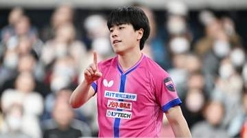 【卓球】篠塚大登が宇田幸矢を下して初戦突破　日本勢ベスト16一番乗り〈WTTチャンピオンズ横浜〉
